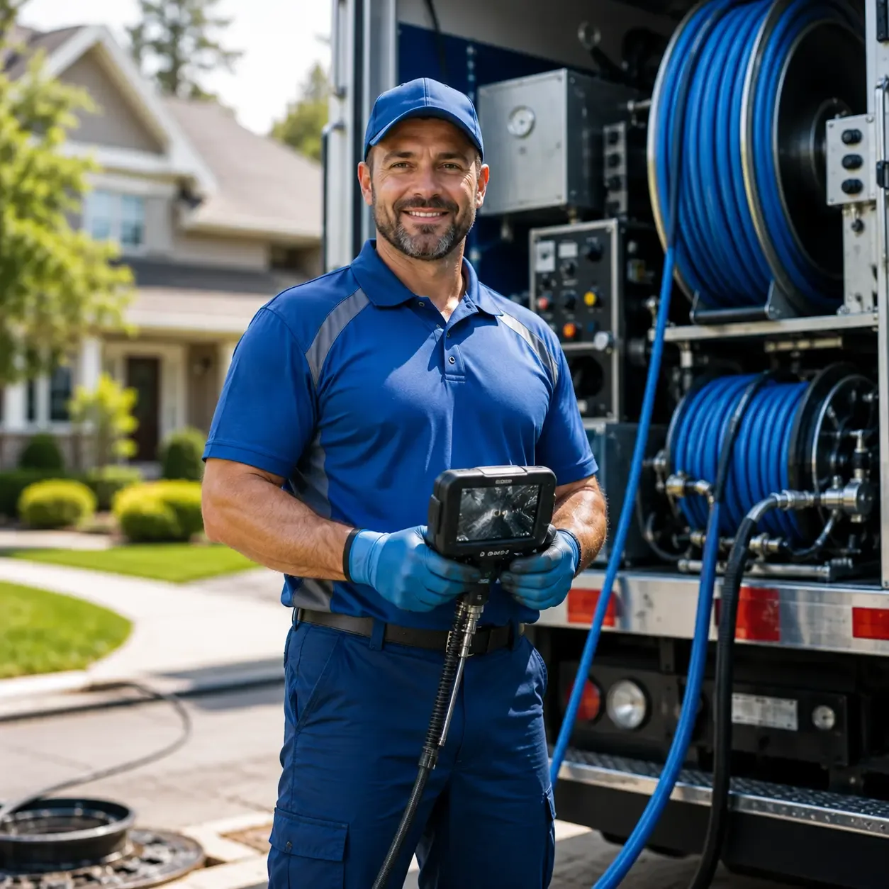 Local outdoor drain cleaning specialists in Pekin, IN